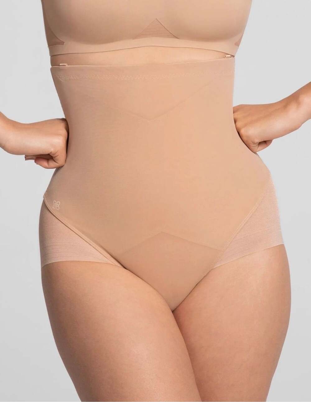 Honeylove SuperPower Brief Shapewear Sand Plus Size 2X